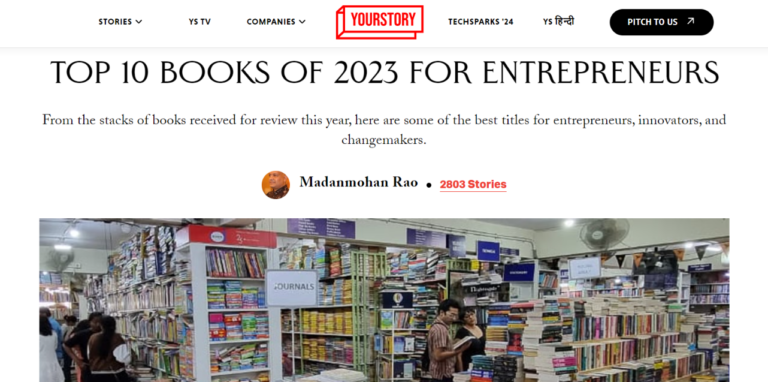 TOP 10 BOOKS OF 2023 FOR ENTREPRENEURS